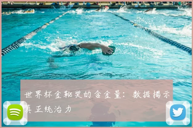 世界杯金靴奖的含金量:数据揭示真正统治力