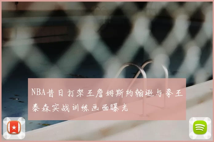 NBA昔日打架王詹姆斯约翰逊与拳王泰森实战训练画面曝光