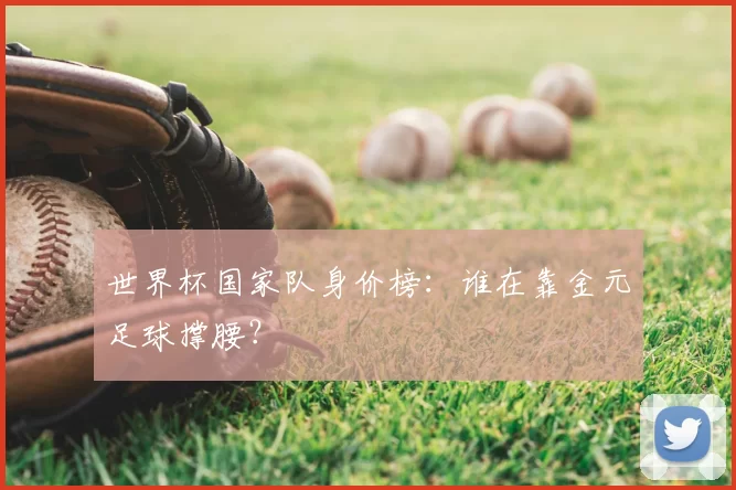 世界杯国家队身价榜:谁在靠金元足球撑腰?