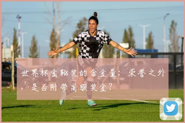 世界杯金靴奖的含金量:荣誉之外,是否附带高额奖金?